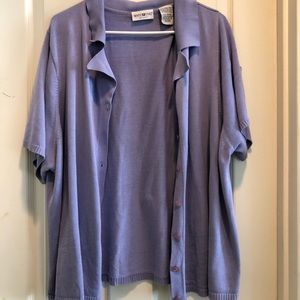 white stag lilac polo shirt